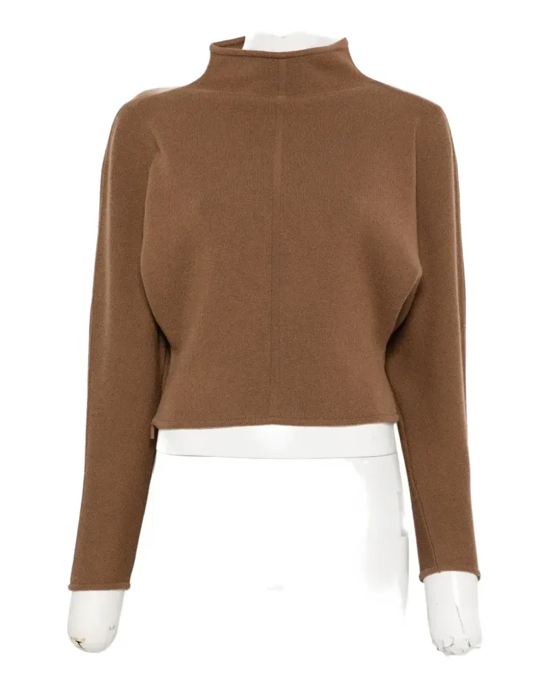 Max Mara high-neck batwing-sleeve sweater - Braun Braun