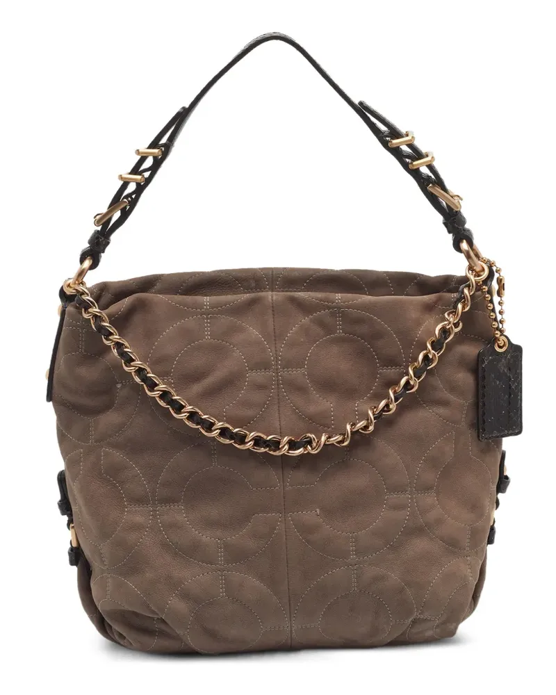 Coach Op Art shoulder bag - Braun Braun