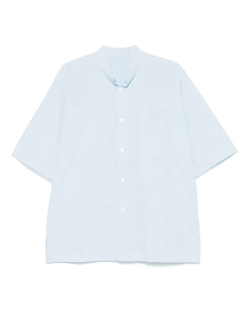 Issey Miyake Streamline Hemd - Blau Blau