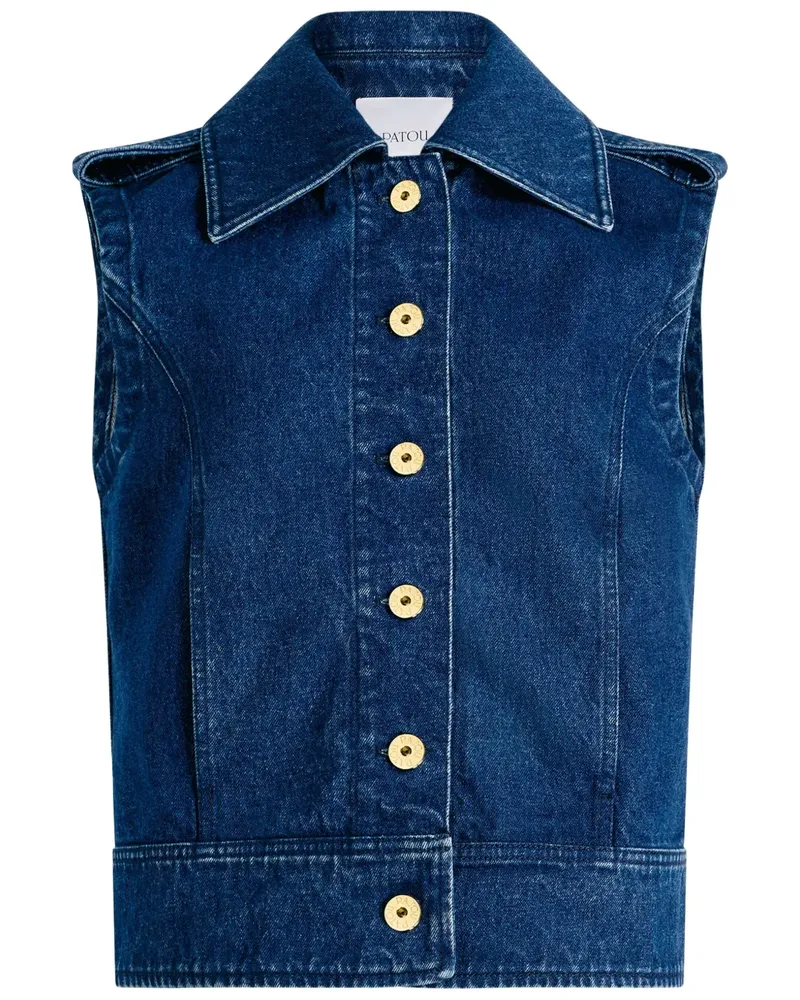 Patou Klassische Jeansjacke - Blau Blau