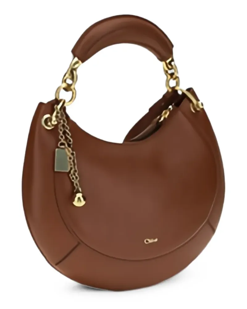 Chloé zipped leather shoulder bag - Braun Braun