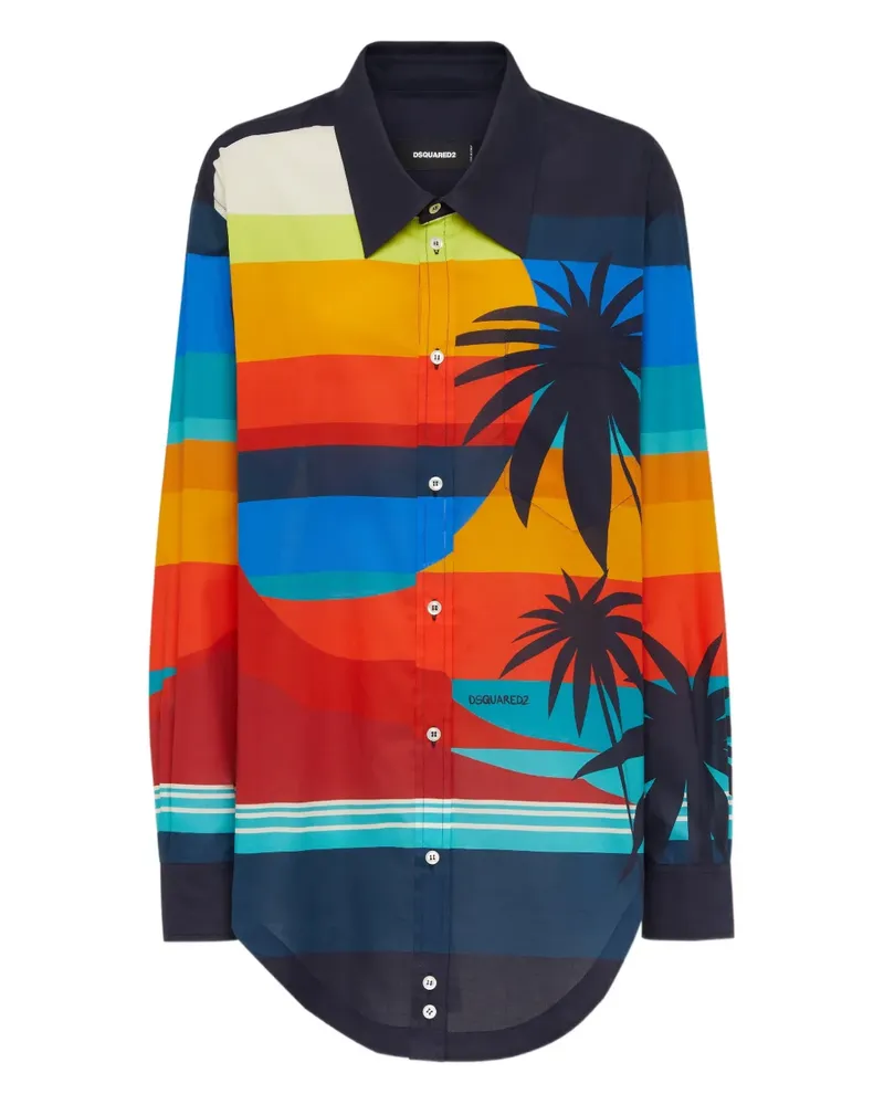 Dsquared2 Klassisches Hemd - Blau Blau