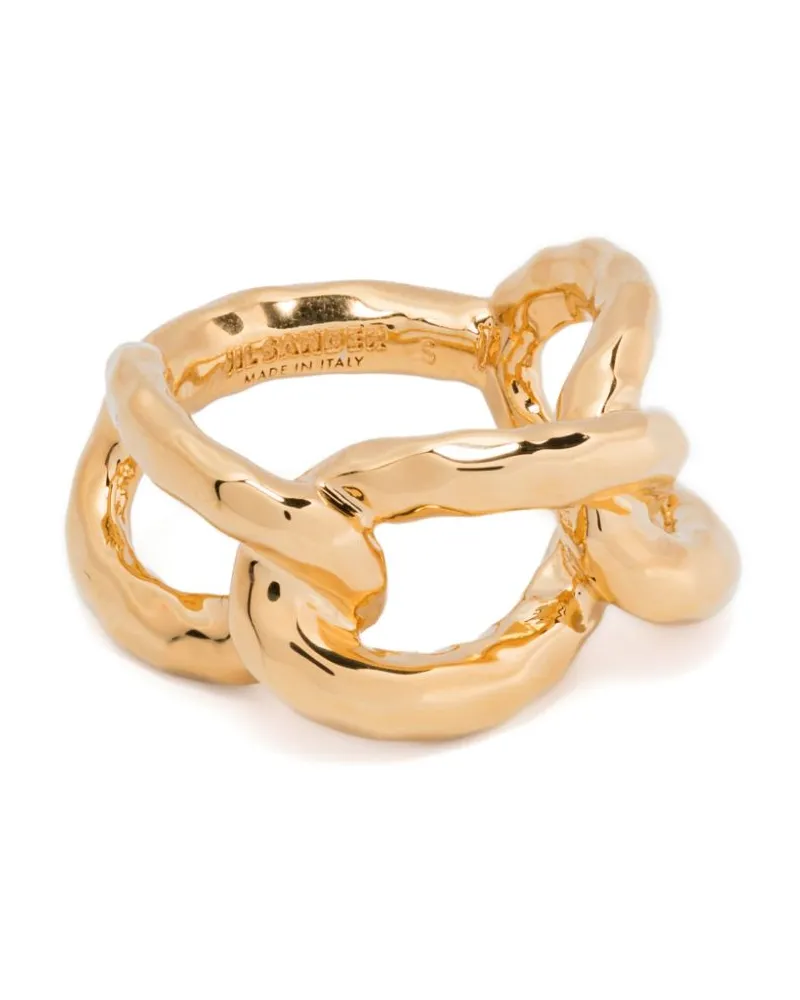 Jil Sander Verschlungener Ring - Gold Gold