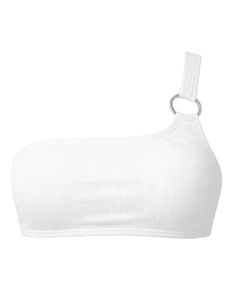 Michael Kors one-shoulder bikini top - Weiß Weiß