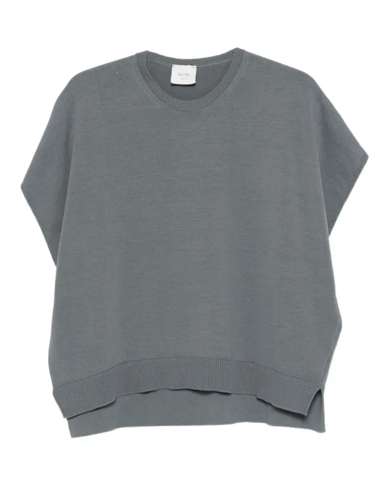 ALYSI Klassisches T-Shirt - Grau Grau