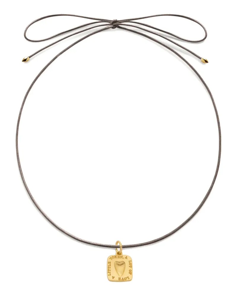 Monica Vinader Love Token Halskette - Gold Gold