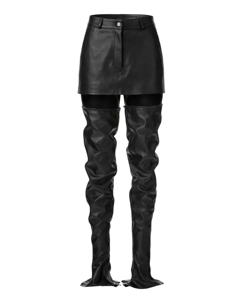 ALMAZ Mustang cut-out trousers - Schwarz Schwarz