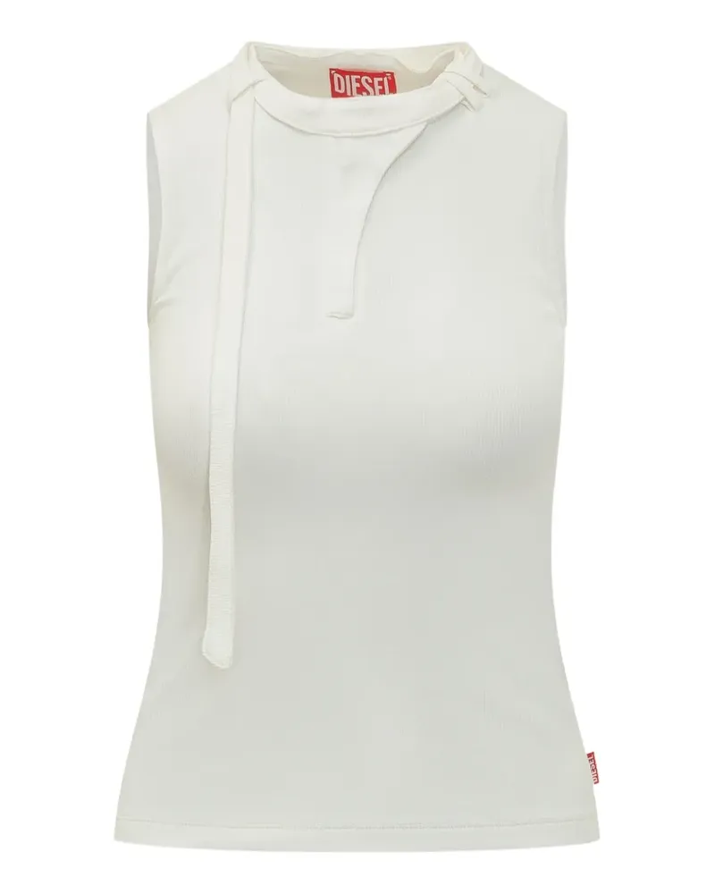 Diesel Top mit Knoten - Weiß Weiß