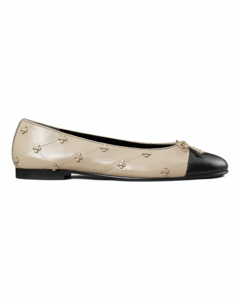 Tory Burch Bunny Ballerinas mit Zehenkappe - Nude Nude