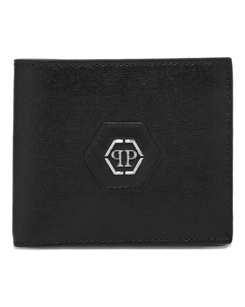 Philipp Plein Portemonnaie mit Logo - Schwarz Schwarz