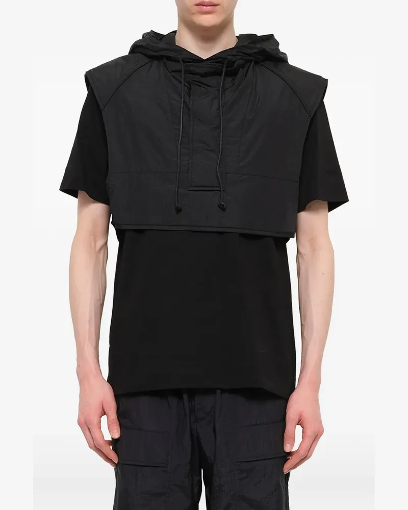 JUUN.J T-Shirt mit Kapuze - Schwarz Schwarz