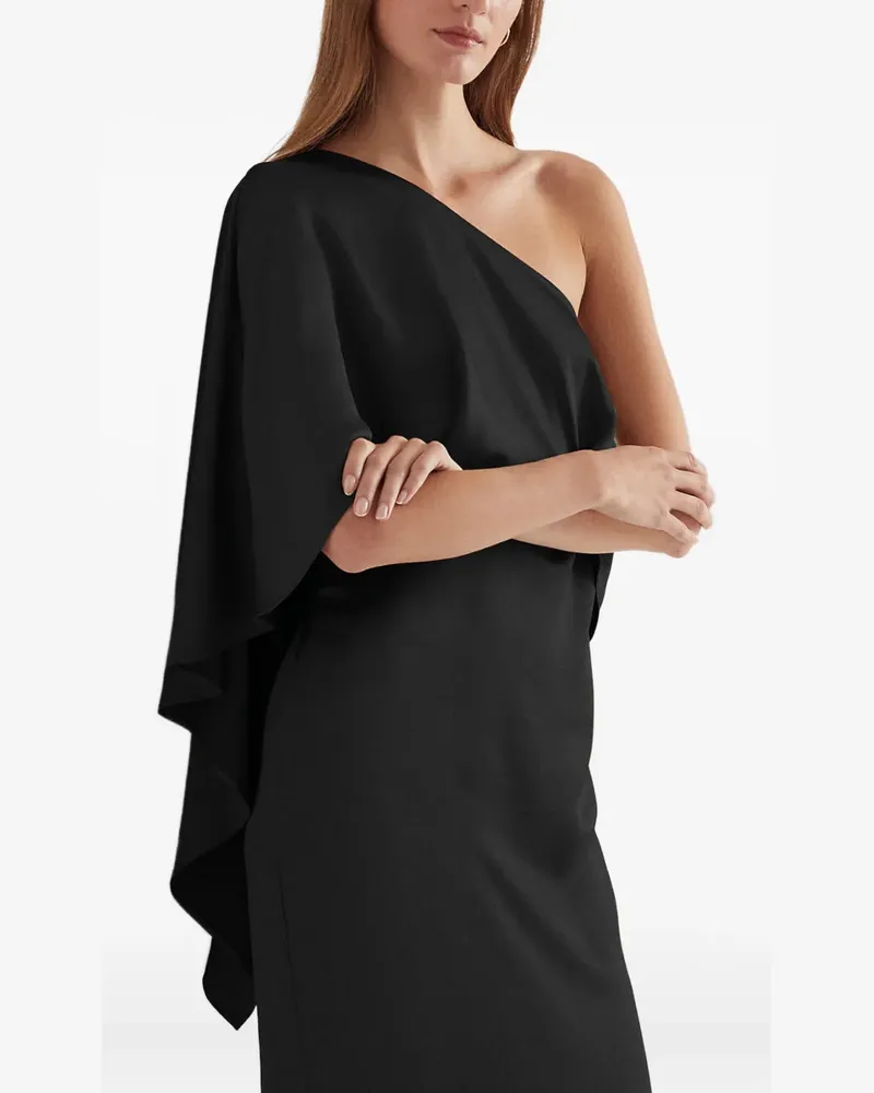 Ralph Lauren asymmetric-neck maxi dress - Schwarz Schwarz