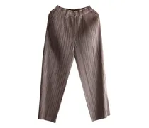 PP58JF382 Hose mit Bundfalten - Braun