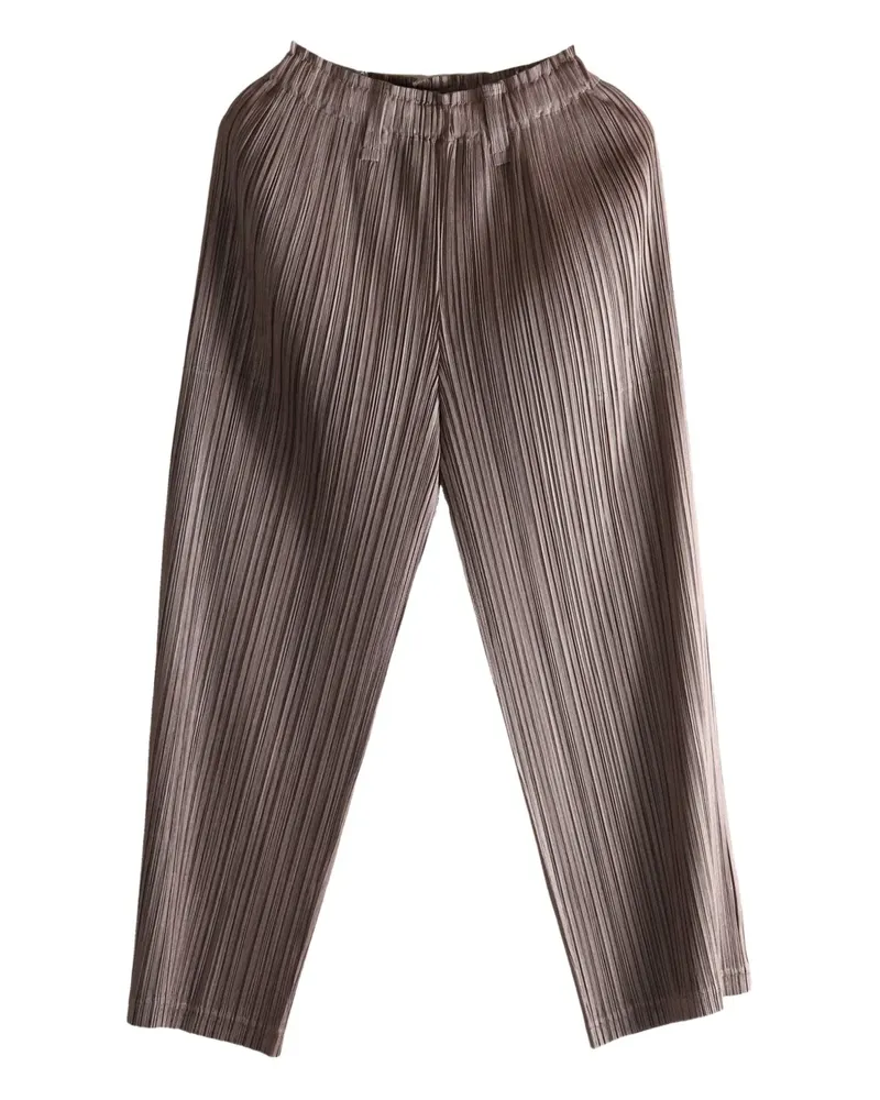 Issey Miyake PP58JF382 Hose mit Bundfalten - Braun Braun
