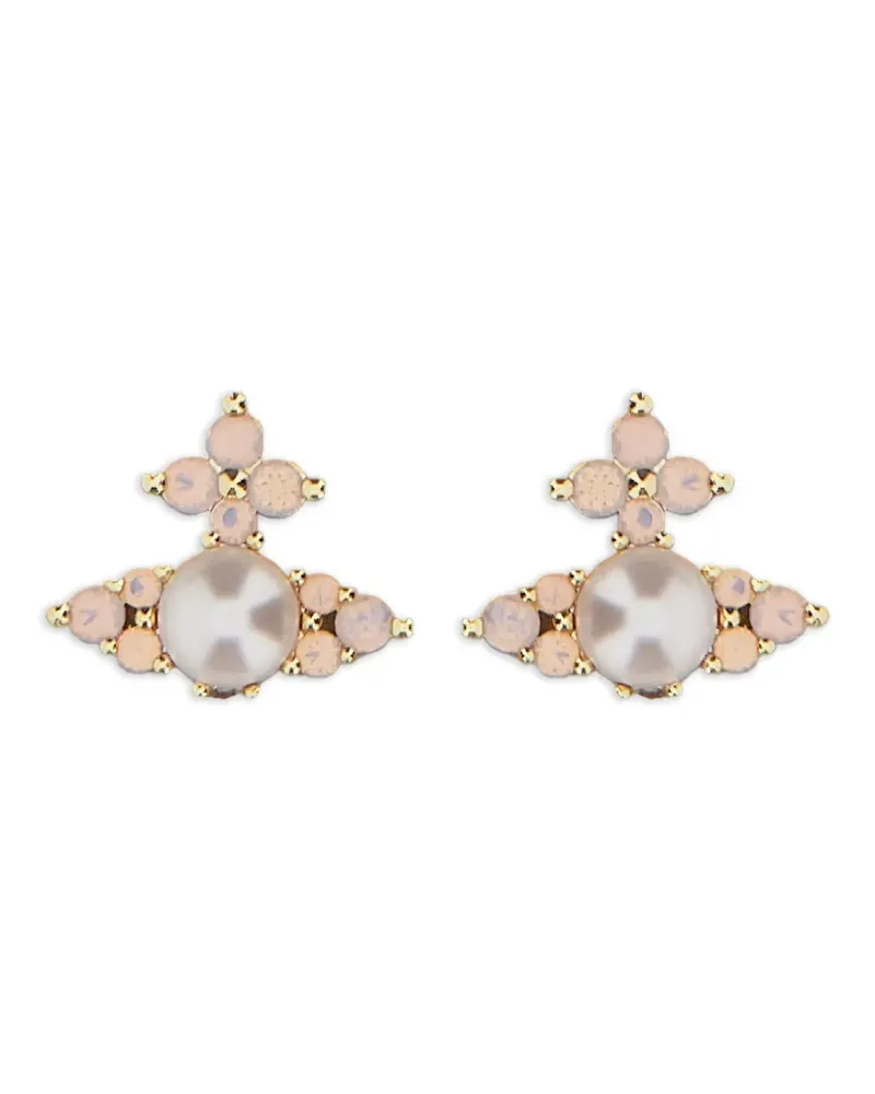 Vivienne Westwood Feodora Ohrringe mit Kunstperlen - Gold Gold