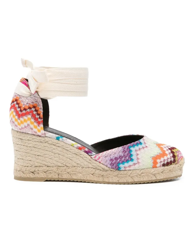 Missoni Espadrilles mit Zickzackmuster - Orange Orange