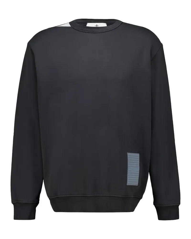 Stone Island Marina logo-patch sweater - Schwarz Schwarz
