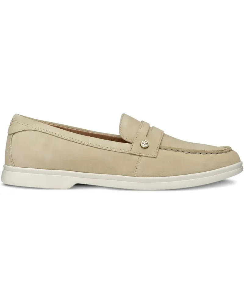 Geox Xan3 Loafer aus Wildleder - Nude Nude