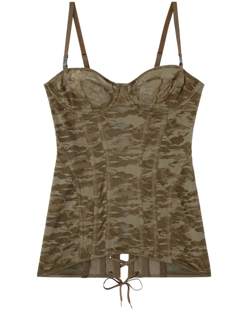 Diesel x Savage x Fenty Camouflage-Corsage - Braun Braun