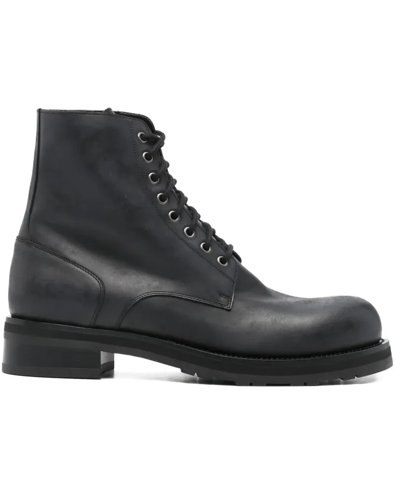 The Row leather boots - Schwarz Schwarz