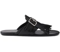 Shuffle Sandalen mit Zehensteg - Schwarz