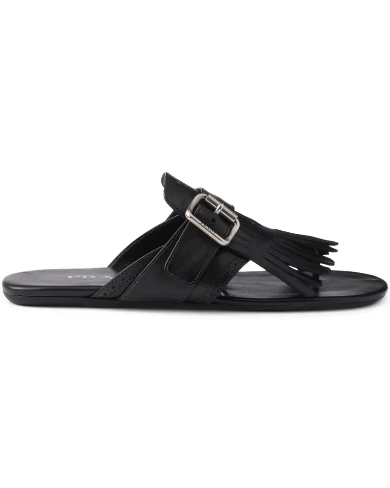 Prada Shuffle Sandalen mit Zehensteg - Schwarz Schwarz