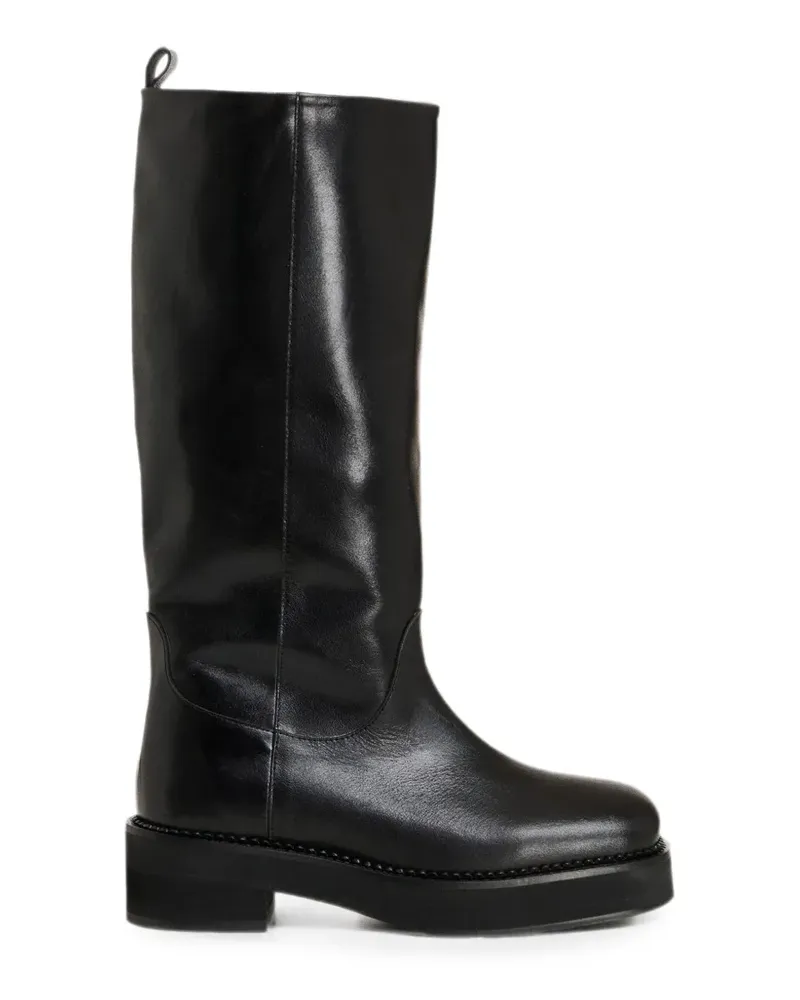Essentiel Kniehohe Kiker4 Stiefel - Schwarz Schwarz