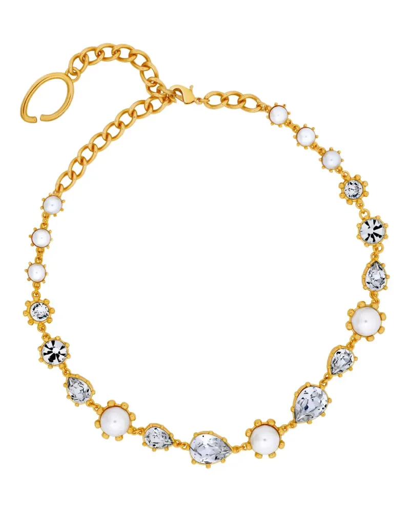 Oscar de la Renta Verzierte Halskette - Gold Gold
