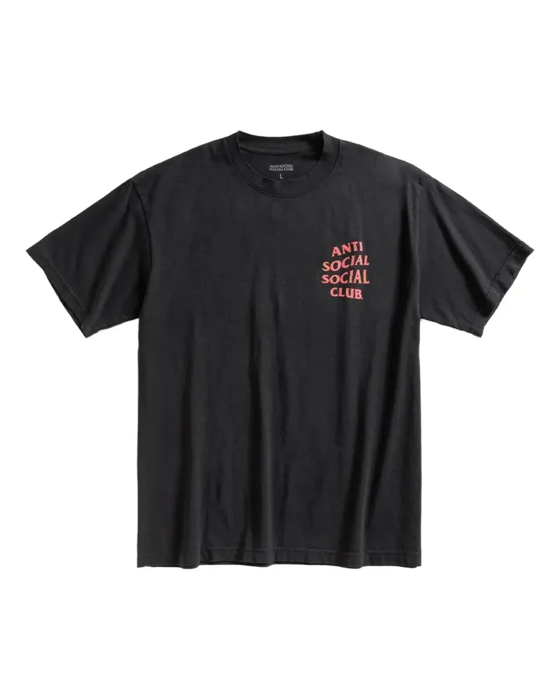 Anti Social Social Club Weathered Mind Games T-Shirt - Schwarz Schwarz