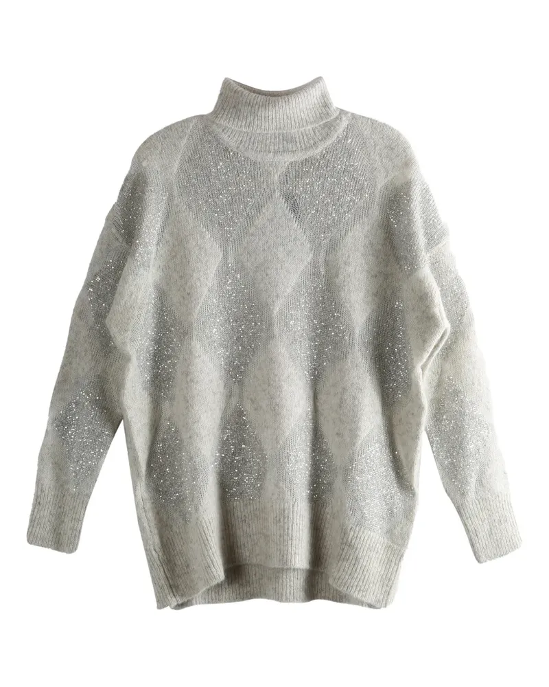 Brunello Cucinelli turtleneck sweater - Grau Grau