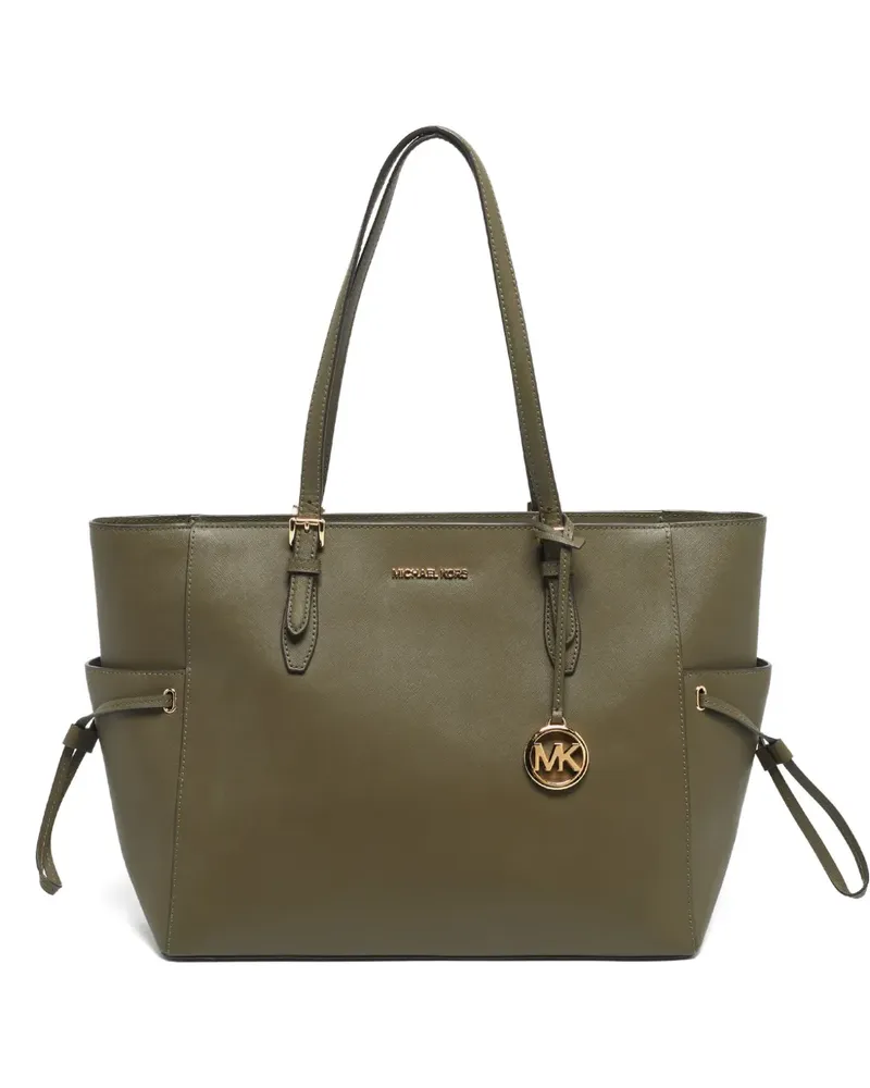 Michael Kors Große Gilly Tote Bag aus Leder - Grün Grün