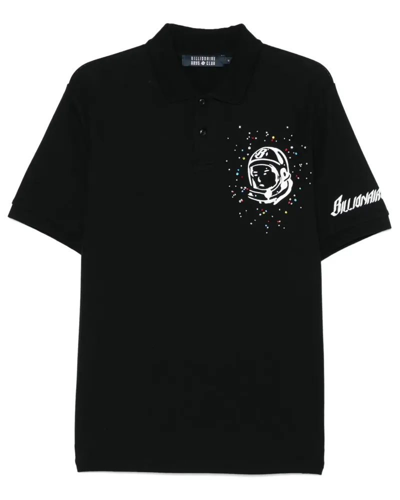 Billionaire Boys Club Astro Poloshirt mit Verzierung - Schwarz Schwarz