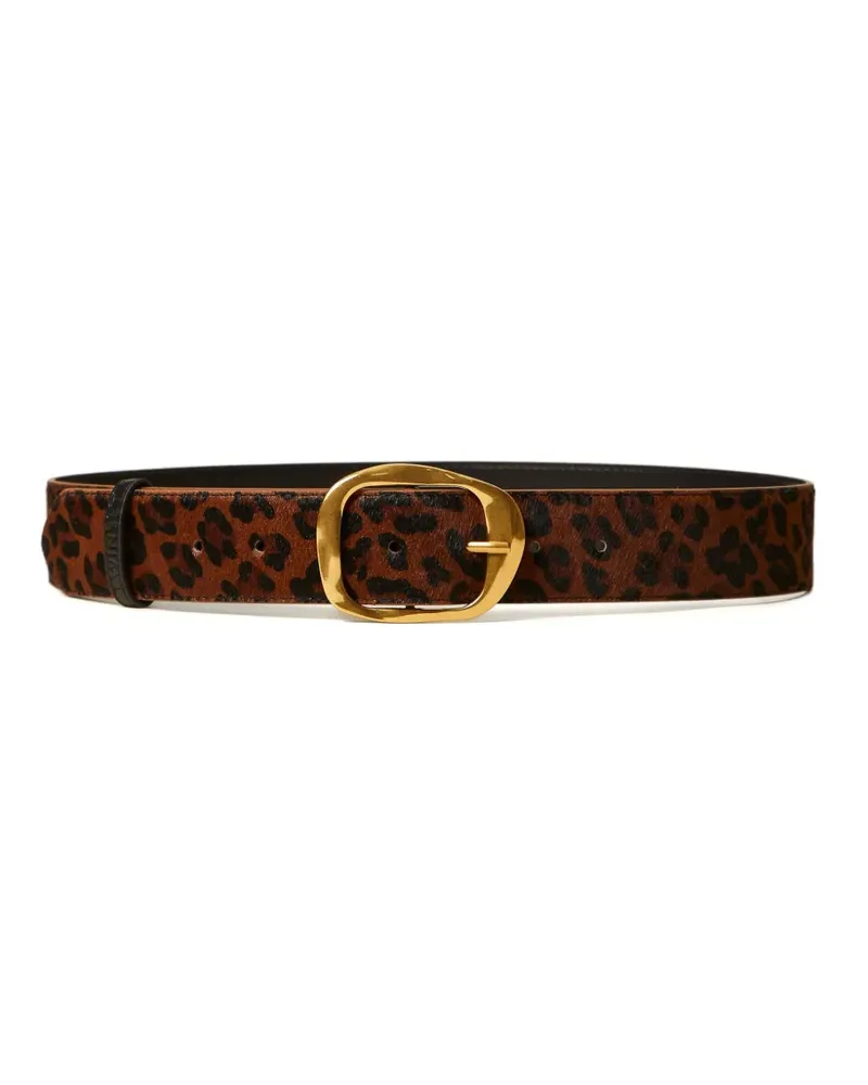 Twin-Set Gürtel mit Leoparden-Print - Braun Braun