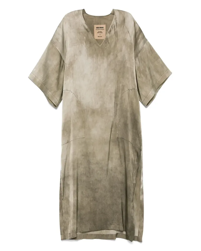 Uma Wang Midikleid aus Satin - Braun Braun