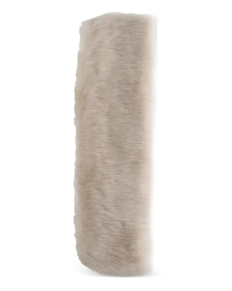 AMOMENTO fluffy hair band - Nude Nude