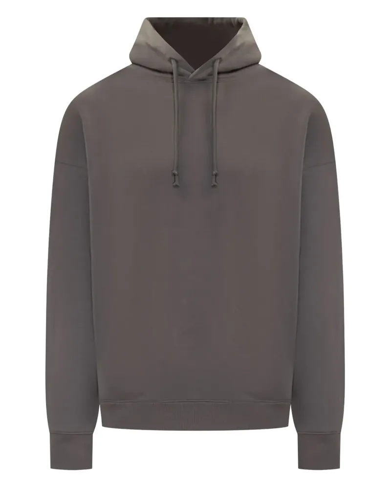 Y-3 Hoodie mit grafischem Print - Grau Grau