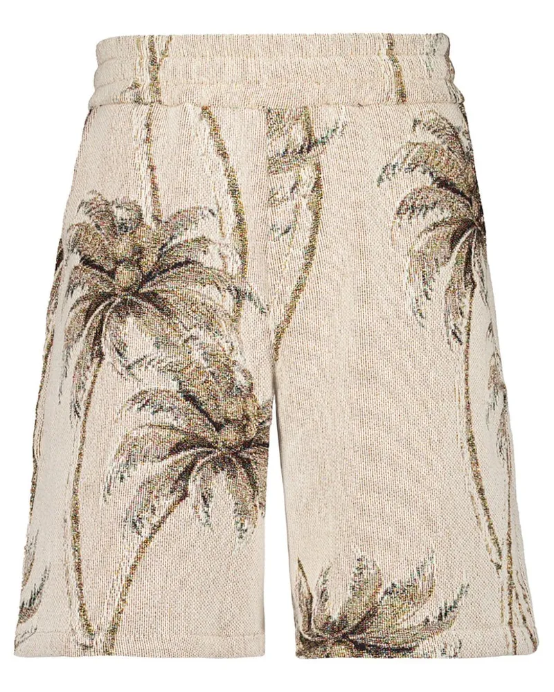 Amiri Twisted Palms Tapestry Shorts - Nude Nude