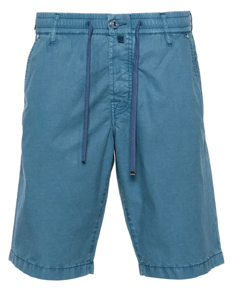 Jacob Cohën Leo Bermudas aus Ripstop - Blau Blau