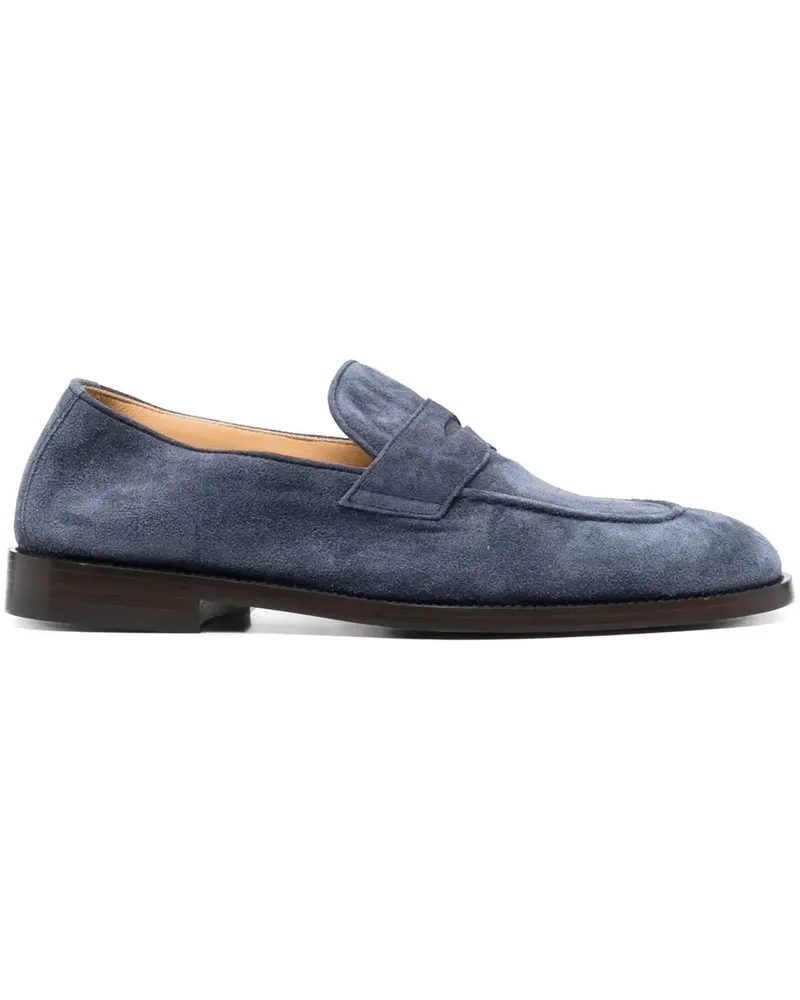Brunello Cucinelli Penny-Loafer aus Wildleder - Blau Blau
