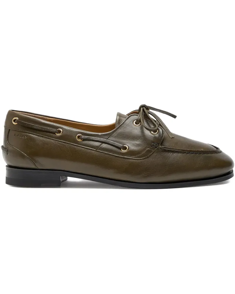 Bally Pathy Loafer mit Schnürung - Grün Grün