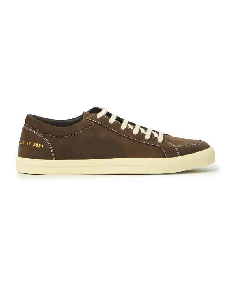 Common Projects Premium Skate Sneakers aus Nubukleder - Braun Braun