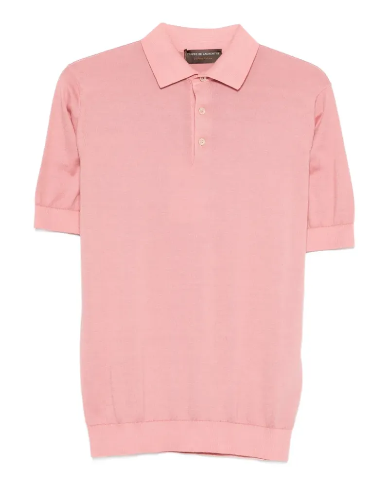 Filippo de Laurentiis button polo shirt - Rosa Rosa