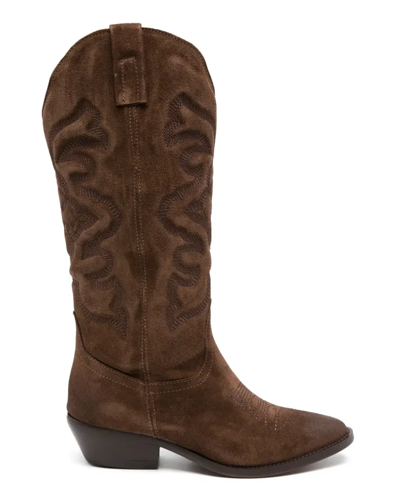 Julie Dee embroidered boots - Braun Braun