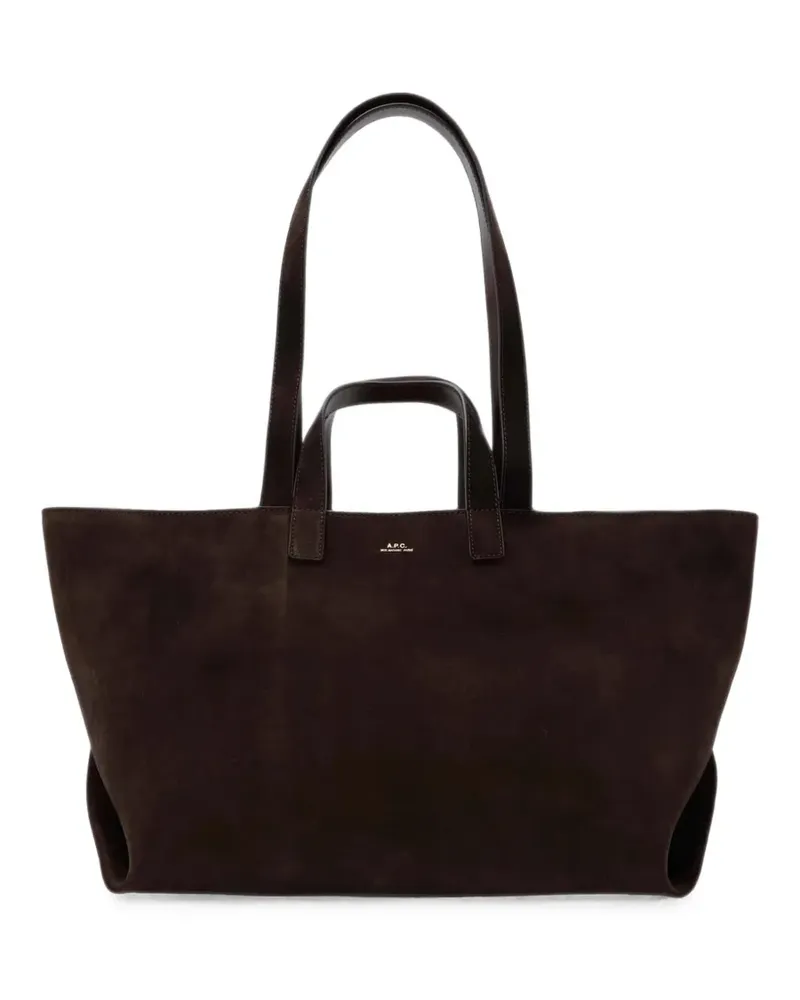 A.P.C. Le Drummer Tote Bag - Braun Braun