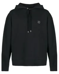 Kitsuné Hoodie mit Fuchs Schwarz