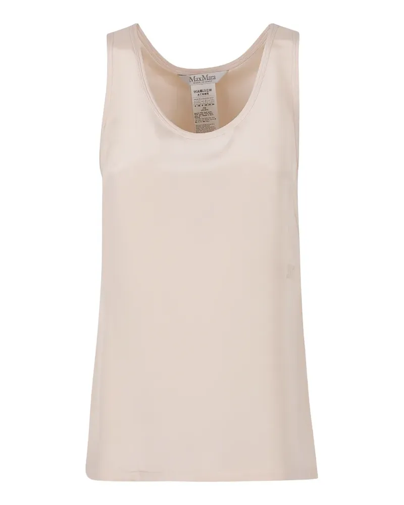 Max Mara Top aus Seide - Rosa Rosa