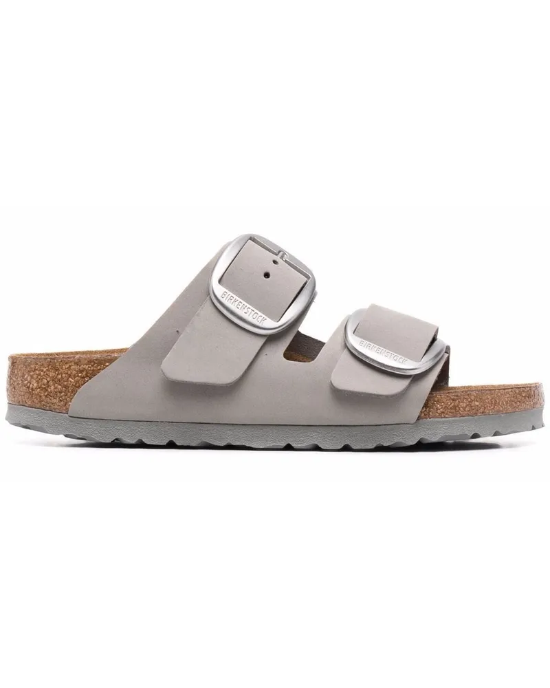Birkenstock Arizona Pantoletten mit Schnallen - Grau Grau