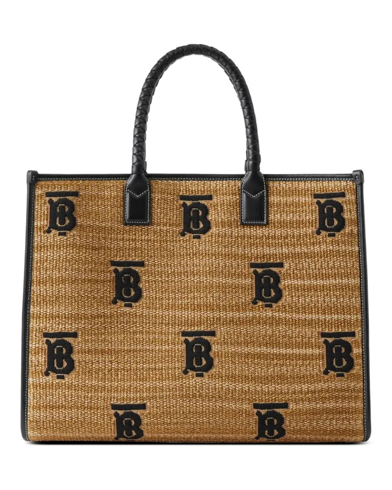 Burberry Mittelgroße Freya Handtasche - Nude Nude