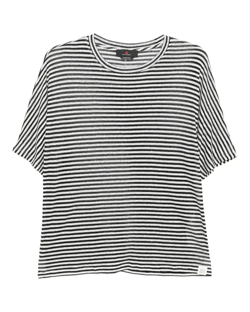 Peuterey Costantine striped T-shirt - Schwarz Schwarz