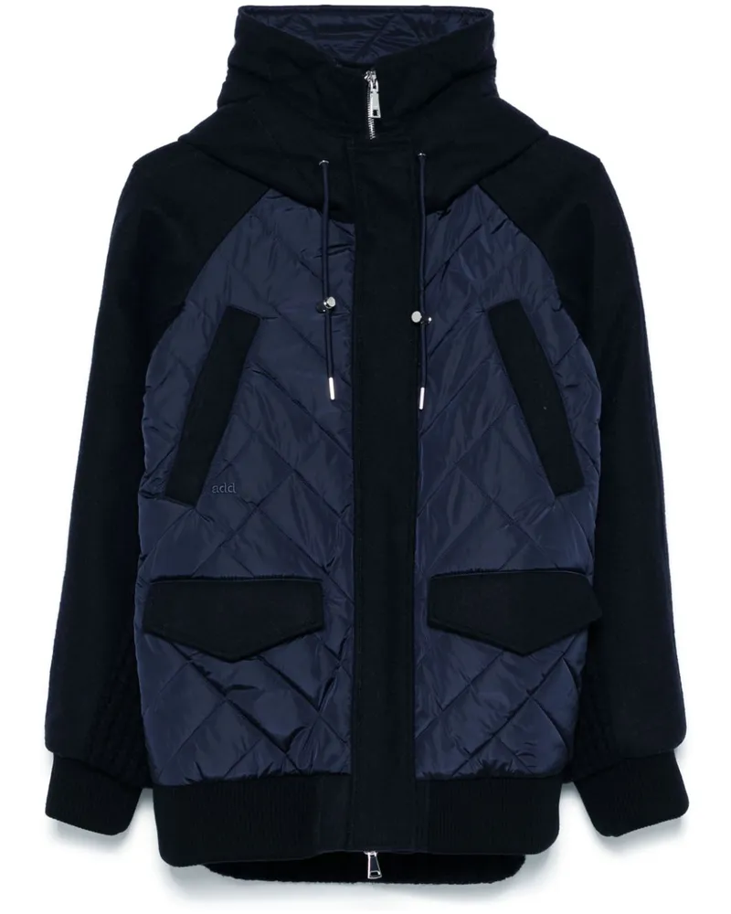 ADD Gefütterte Kapuzenjacke - Blau Blau